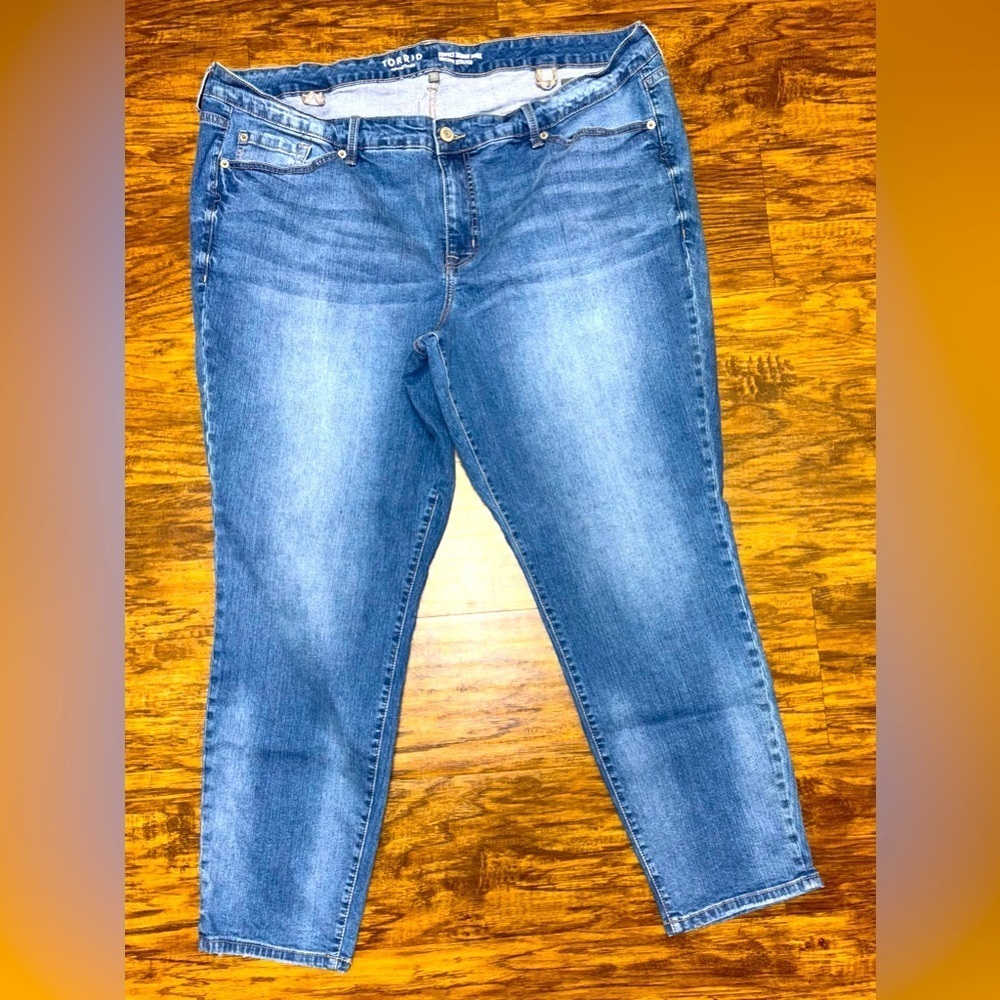 Torrid Perfect High Rise Skinny Ankle Vintage Stretch Jeans Size 24XT